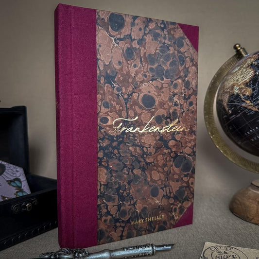 Frankenstein Custom Rebound Book – Clothbound, Handmade, Mary Shelley