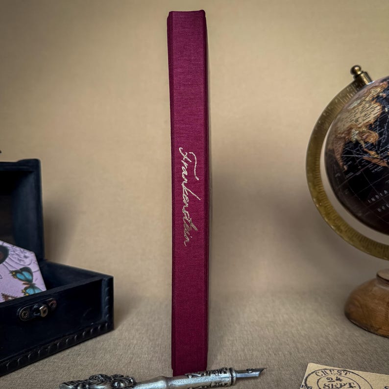 Frankenstein Custom Rebound Book – Clothbound, Handmade, Mary Shelley