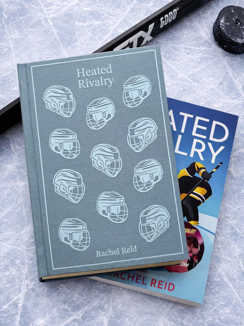 Heated Rivalry Custom Rebound Book – Special Edition, Penguin Classic Clothbound, Handmade, Rachel Reid