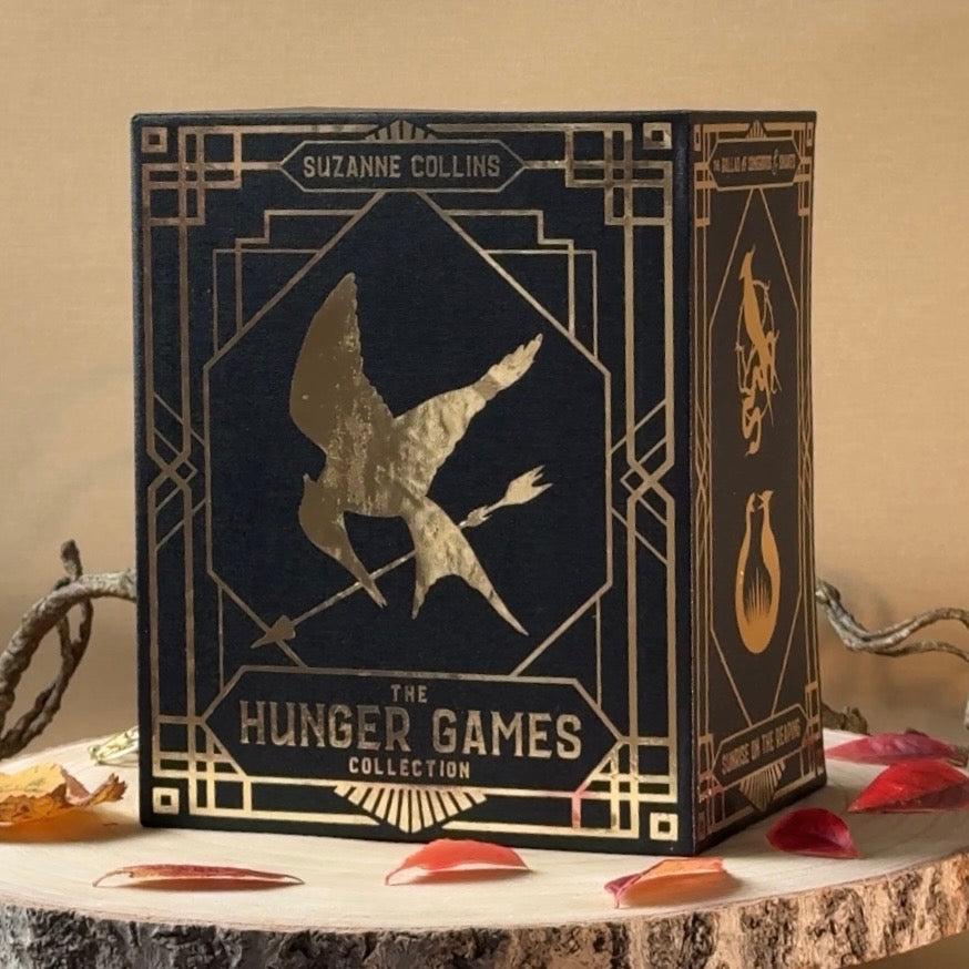 The Hunger Games Complete Bookset – Special Edition, Handmade 5 book Collection, Suzanne Collins