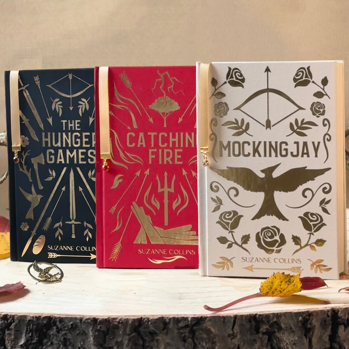 The Hunger Games 3 Book Set – Special Edition, Handmade Clothbound Book, Suzanne Collins
