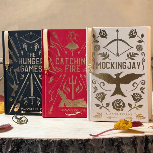 The Hunger Games 3 Book Set – Special Edition, Handmade Clothbound Book, Suzanne Collins