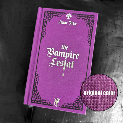 The Vampire Lestat Custom Rebound Book, The Vampire Chronicles Part Two – Clothbound, Handmade, Anne Rice