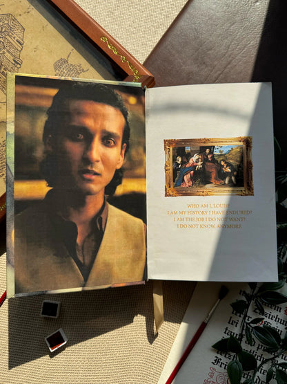 The Vampire Armand Custom Rebound Book, The Vampire Chronicles – Special Edition, Handmade, Anne Rice