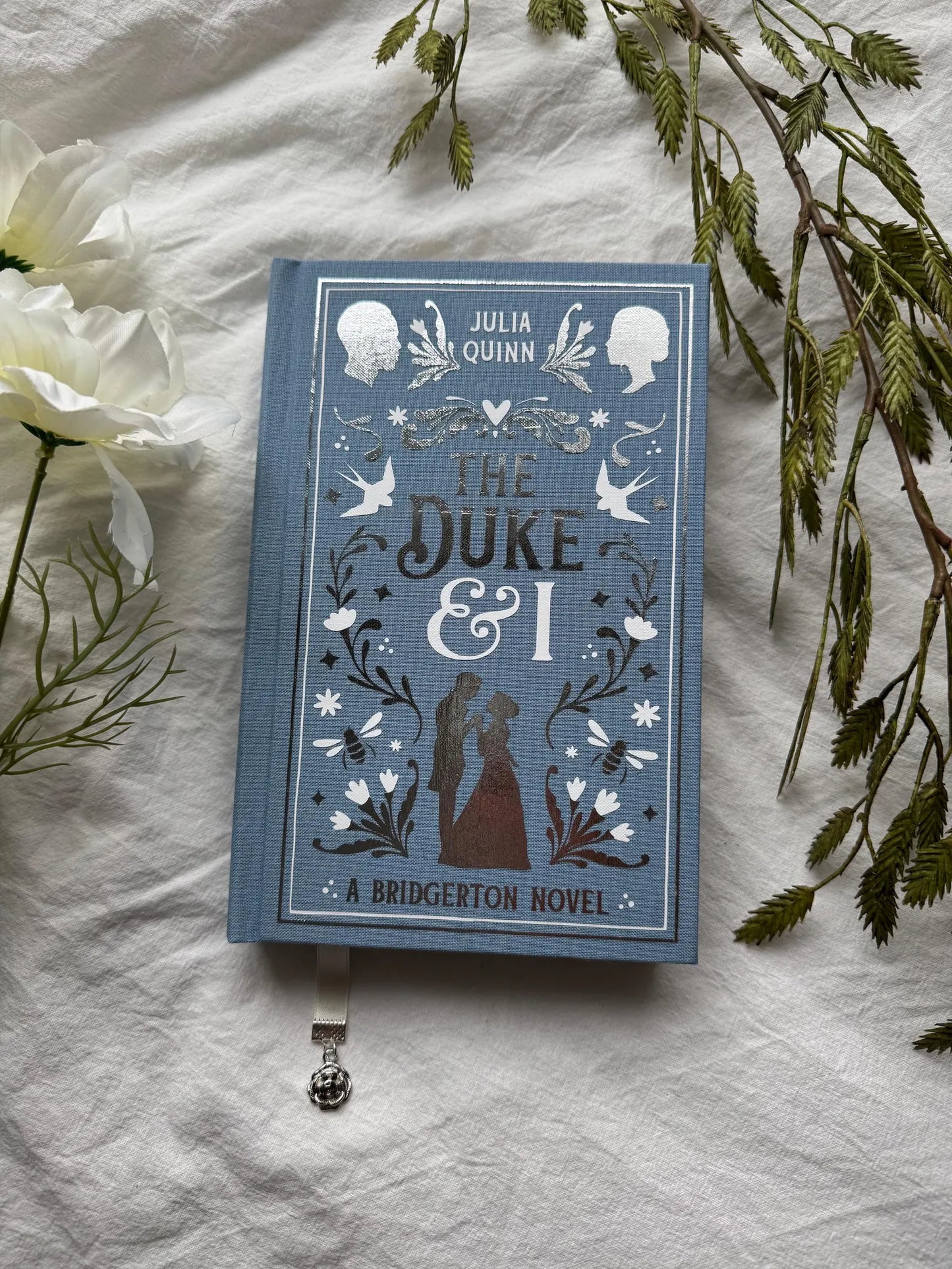 Bridgerton the Duke & I Custom Rebound Book – Special Edition, Clothbound, Handmade, Julia Quinn