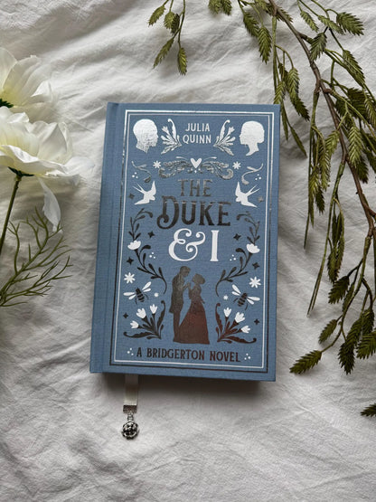 Bridgerton the Duke & I Custom Rebound Book – Special Edition, Clothbound, Handmade, Julia Quinn