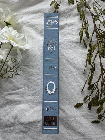 Bridgerton the Duke & I Custom Rebound Book – Special Edition, Clothbound, Handmade, Julia Quinn