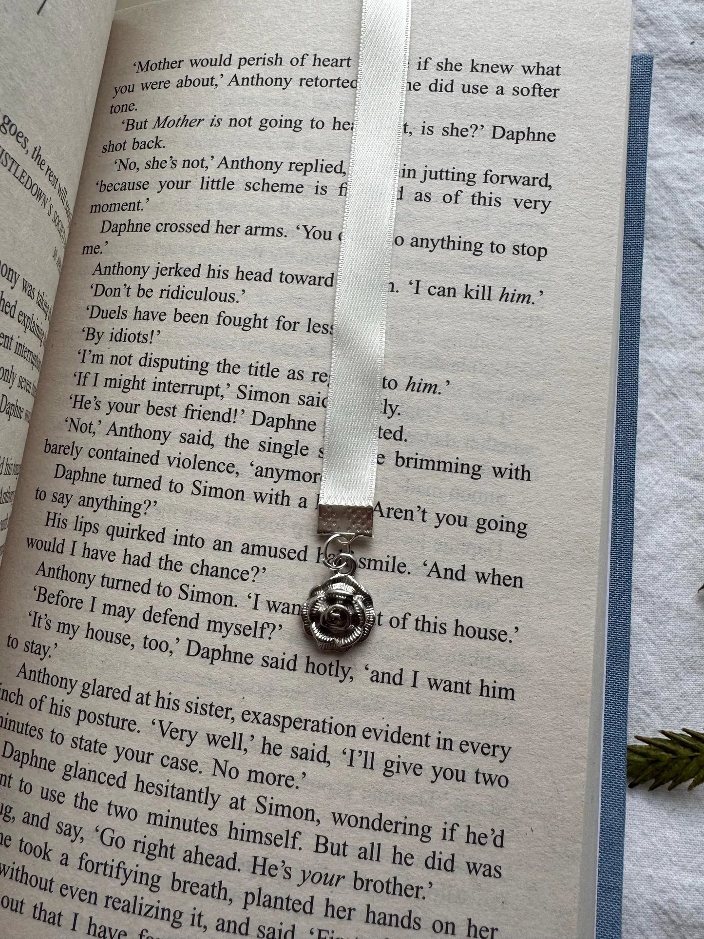 Bridgerton the Duke & I Custom Rebound Book – Special Edition, Clothbound, Handmade, Julia Quinn