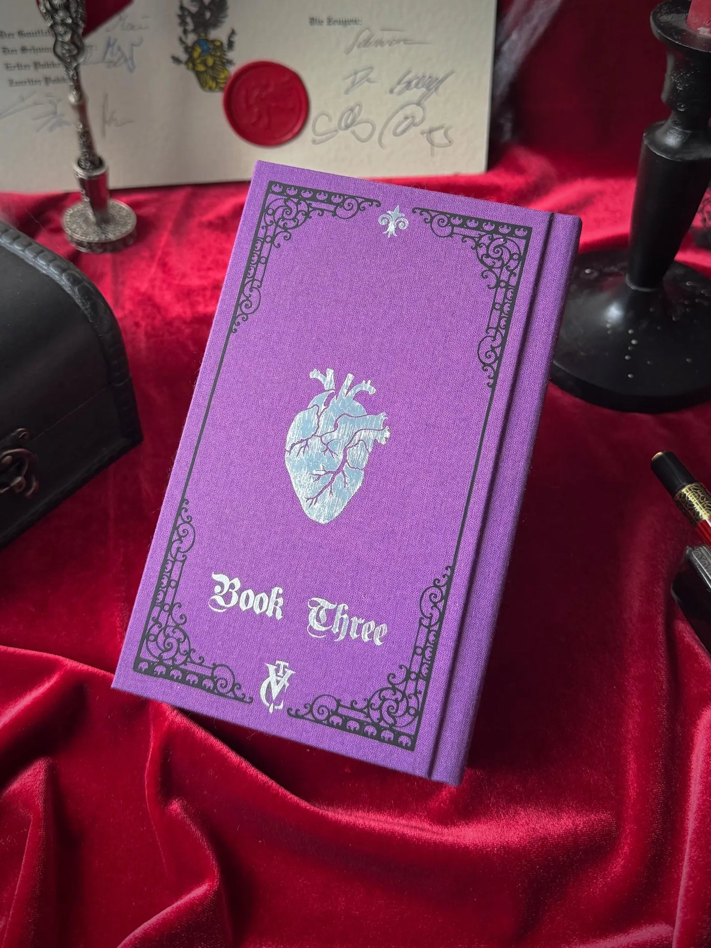 The Queen of the Damned Custom Rebound Book Part Three – Clothbound, Handmade, Anne Rice