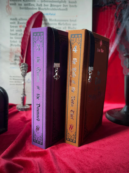 Queen of the Damned & Tale of the Body Thief Custom Rebound Books Bundle – Clothbound, Handmade, Anne Rice