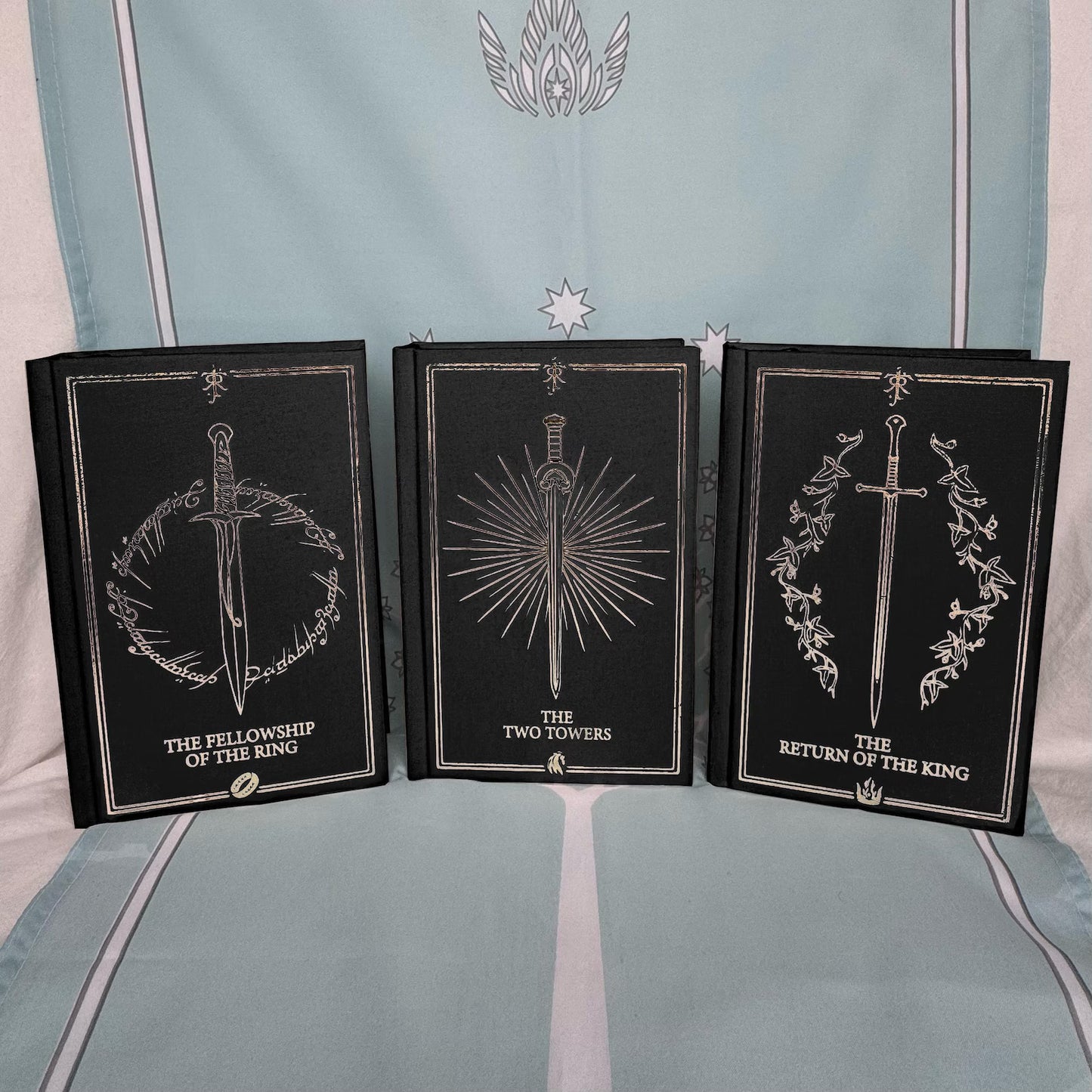 The Lord of the Rings Custom Rebound Book Set – Clothbound, Handmade, J.R.R Tolkien