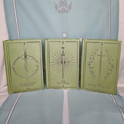 The Lord of the Rings Custom Rebound Book Set – Clothbound, Handmade, J.R.R Tolkien