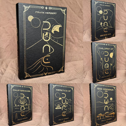 Dune Complete Bookset – Special Edition, Handmade 6 book Collection, Frank Herbert